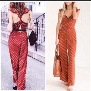 Polka Dot Jumpsuit